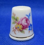 Naparstek Kolekcjonerski Porcelanowy Bohemia Czechy Róże 