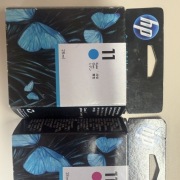 Tusz HP 11: C4836A niebieski i C4837A magenta