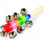 JANCZARY, Grzechotka Drewniana dzwonki instrument