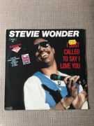 Stevie Wonder - I Just Call To Say I Love You. Vinyl,Maxi.