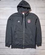 ADIDAS BAYERN MONACHIUM BLUZA MĘSKA Z KAPTUREM ZIP HOODIE PIŁKARSKA SPORT