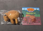 Zestaw książka i maskotka żubr Pompik 