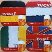 TYSKIE podstawki wersja 2 korek 4szt. + 5 GRATIS