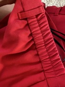 Spodnie klasyczne czerwone typu prostego