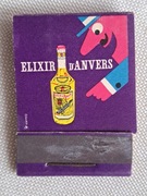 Unikatowe zapałki kolekcjonerskie Black knight Dry Gin .  Lata 60-te.