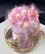 Flowerbox sojowy tulipany 