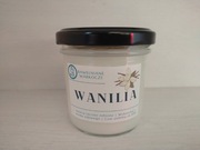 Naturalna świeca sojowa Wanilia Handmade Bawełniane Warkocze