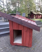 Sprzedam budę dla średniego psa, drewniana, ocieplana, zdejmowany dach