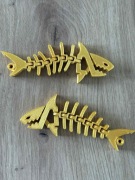 Brelok 3D – złoty rekin, oryginalny gadżet fidget