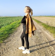 Skórzana kurtka One Two M 38 skóra zamsz bomberka 