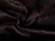 Dzianina sztuczne futro kolor brązowy kupon 50cmx150cm (364)