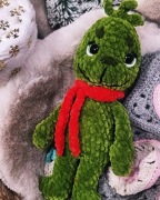 Grinch szydełkowy maskotka prezent mikołajki boże narodzenie gwiazdka 