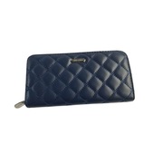 Granatowy pikowany portfel DAVID JONES 