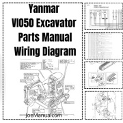 Yanmar VIO50 Excavator Parts Manual Katalog części, schemat elektryczny