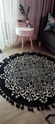 2x dywan boho 120cm , 4 poszewki, 4 kubki gratis