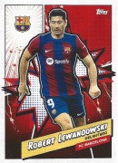 TOPPS FAN SET FC BARCELONA 2023/2024 ROBERT LEWANDOWSKI HEROES BARH-7