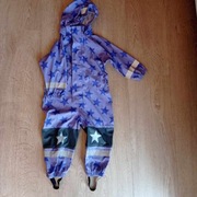 Swedemount fioletowy Kombinezon przeciwdeszczowy 80cm 3lata Kaptur