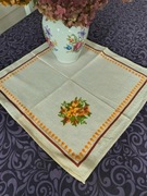 Serweta obrus kwiatki retro vintage PRL