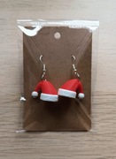 Kolczyki Czapki Mikołaja