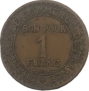 Francja 1 frank z 1922 roku - OBEJRZYJ MOJĄ OFERTĘ