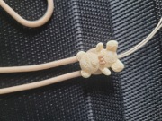 Silikonowa długa smycz na szyję 38cm, 