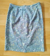 Wzorzysta ołówkowa spódnica r.M