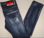Wr) DSQUARED2 oryginalne spodnie jeansowe Roz.46