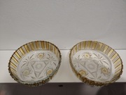 Patera Salaterka duza Misa Piękne stare Szkło 2 Miski 