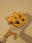 Bukiet z 7 wiecznych słoneczników