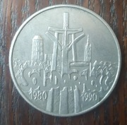 Moneta 10000 zł 1990 Solidarność obiegowa
