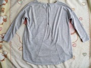 Szary sweter bluza oversize Diverse 38 ozdobne plecy jak nowy nowa