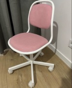 IKEA ORFJALL Krzesło obrotowe biurowe dzieciece kolor rożowy