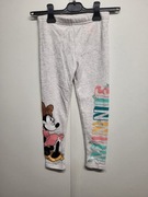 Szare leginsy Primark Disney  minnie ocieplane 128