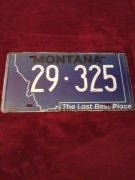 Replika kopia tablica rejestracyjna Montana 30x15 cm