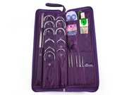 Bardzo Duży Zestaw do robienia na drutach, druty, szydełka, etui