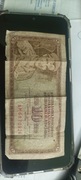 Banknot 10 diarów Jugosławińskich 1968r