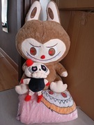 Duża maskotka Labubu+kocyk 140*70 cm