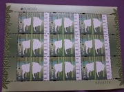 Arkusz  zn. 4371 EUROPA z żubrem z 2011 roku