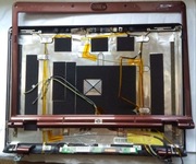 HP dv6000 series klapa matrycy komplet