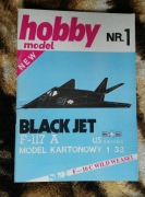 HOBBY MODEL- F 117 BLACK JET- ORYGINAŁ 
