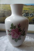 Metzler &Ortloff-róże wazon dekoracijny porcelanowy. 