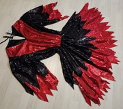 strój wampirzyca wampirka czarownica diablica halloween L XL 1559