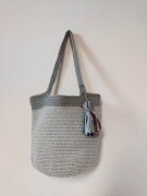 Promocja! Torba ręcznie robiona szara