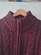 Sweter z rozsuwanym golfem