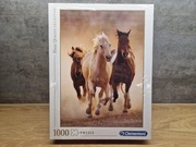 Nowe puzzle 1000 elementów Clementoni Running Horses
