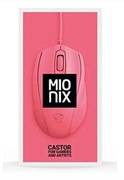 Mionix Castor Frosting,, Optyczny 5000 DPI, kolor Różowy