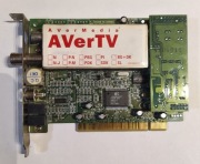 Tuner TV AVerMedia AVerTV Studio (M168-T) + MB68A PCI – Retro Capture Card