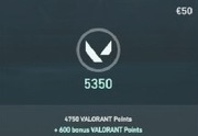 Tanie valorant pointsy 5350