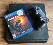 Ps4 Slim + Shadow of the Tomb Raider + Uncharted kolekcja Nathana Drake'a