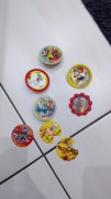 Tazos - rozne, 8 sztuk